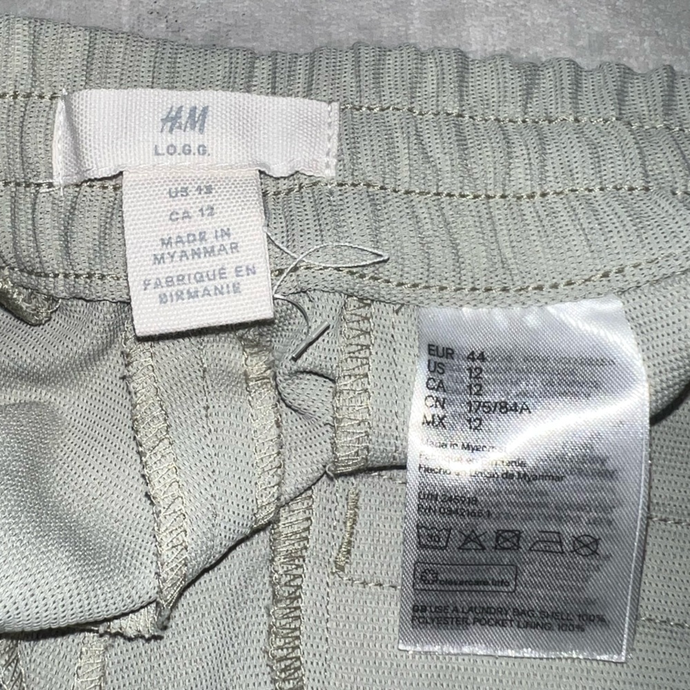 HM Light Greyish-Green Joggers